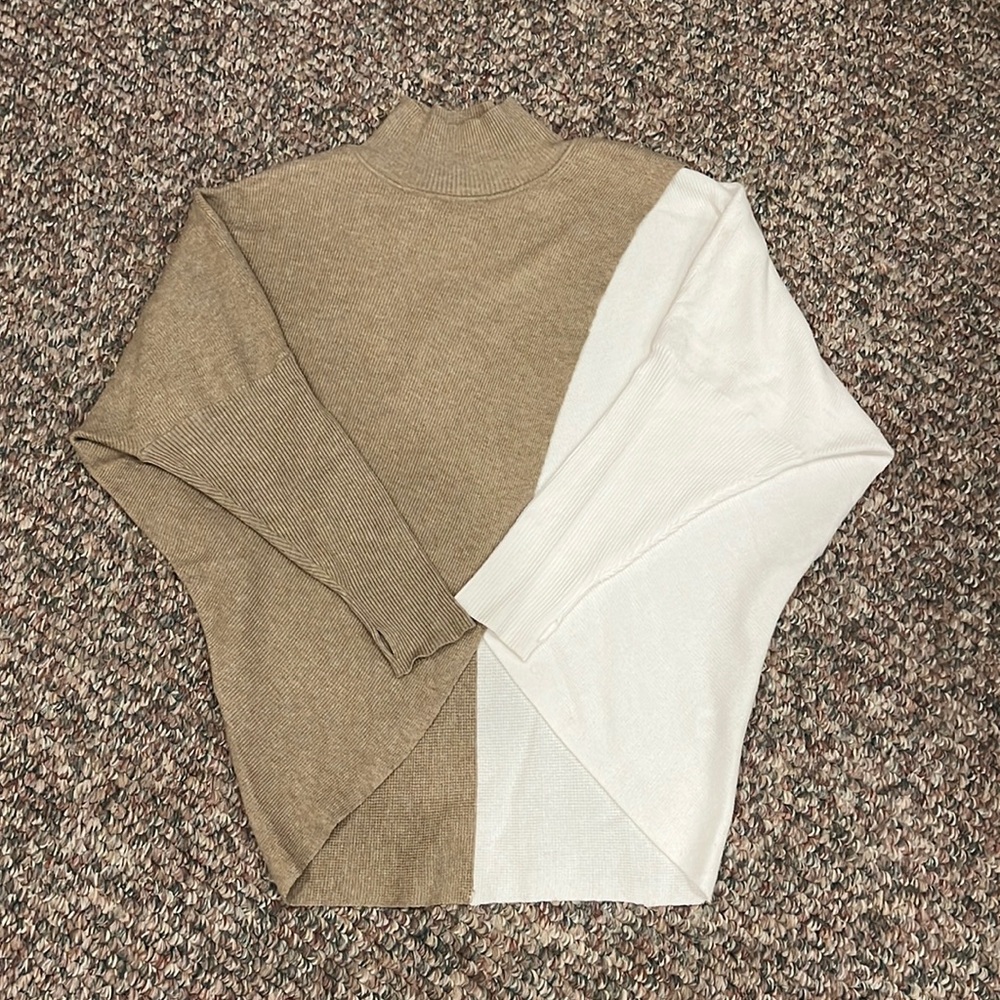 Melissa gorga envy Two tone crop sweater